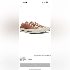 Converse Chuck 70 Sneakers size us7